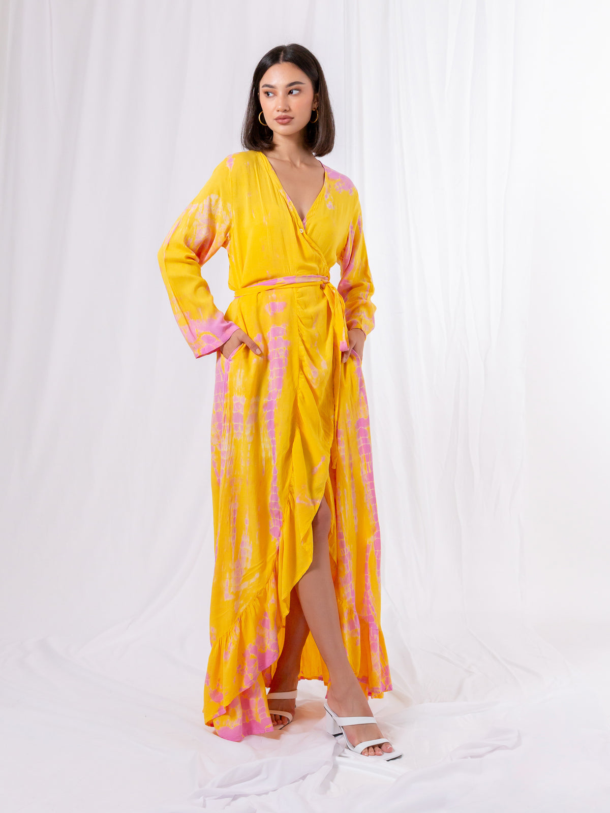 Mango Tango Wrap Dress