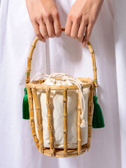 Bamboo Bucket Bag