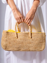 Straw tote bag