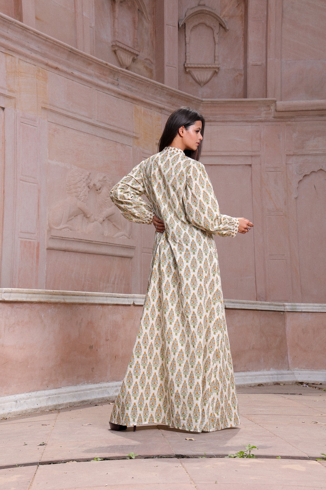 Aria Golden Pine Kaftan