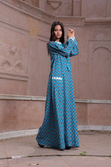 Aria Blue Rose Kaftan