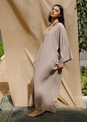 Easy Moroccan Kaftan-Sand