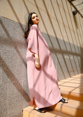 Easy Moroccan Kaftan-Dusty Pink