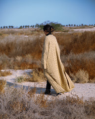 Beige Cardigan with Silver details