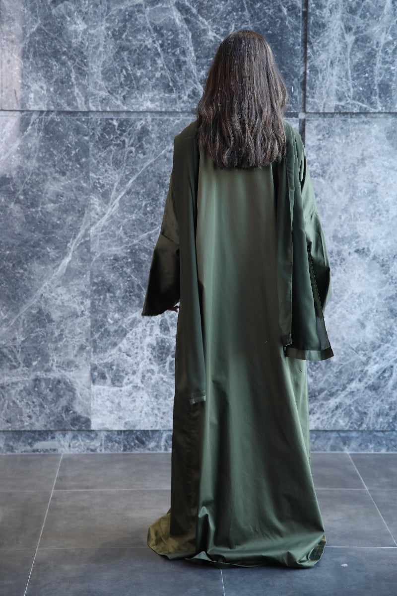 Zigzag Bicolor Abaya