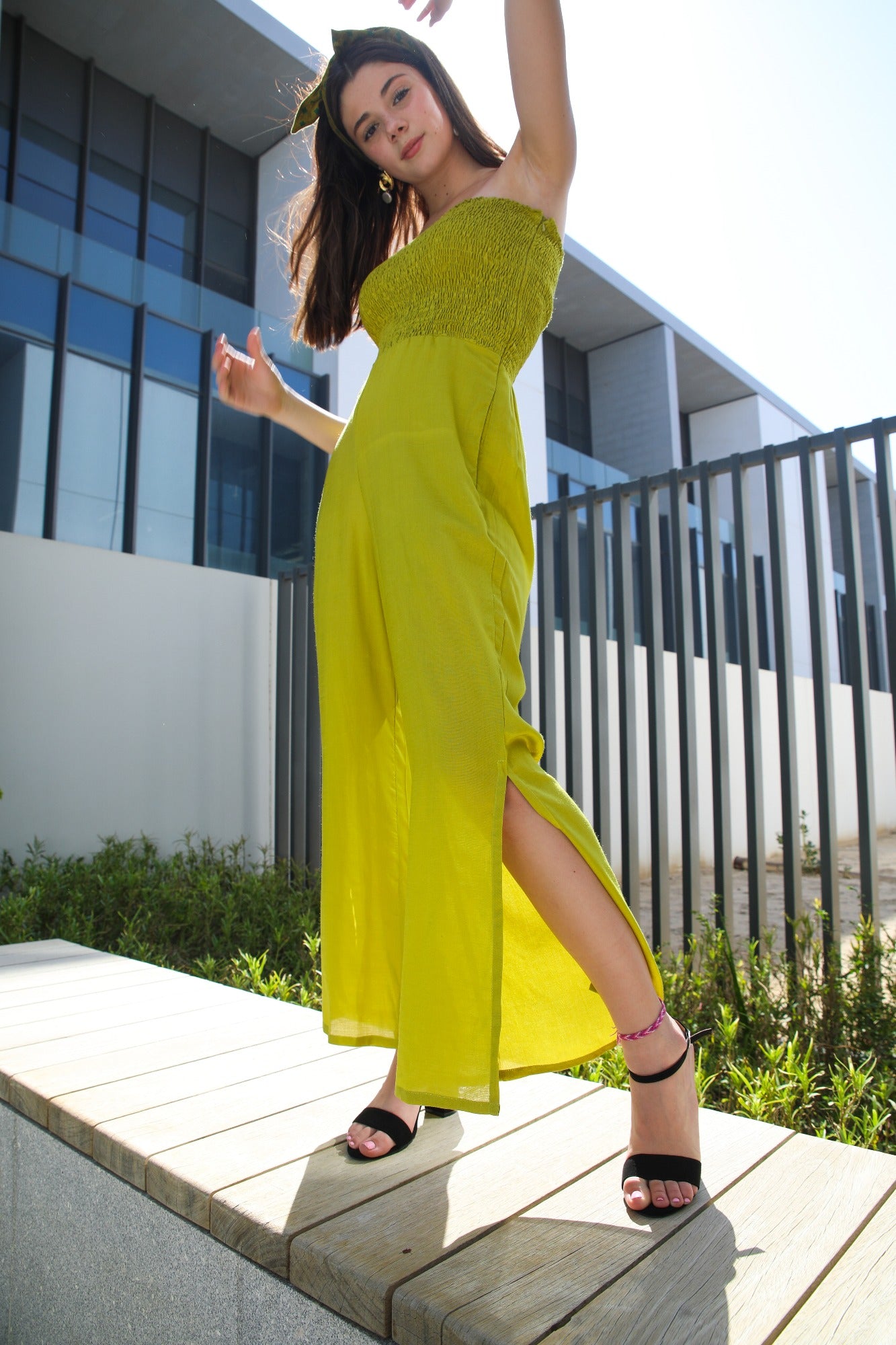 Lime Summer Jumpsuit