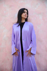 The Journey Abaya In Lavender