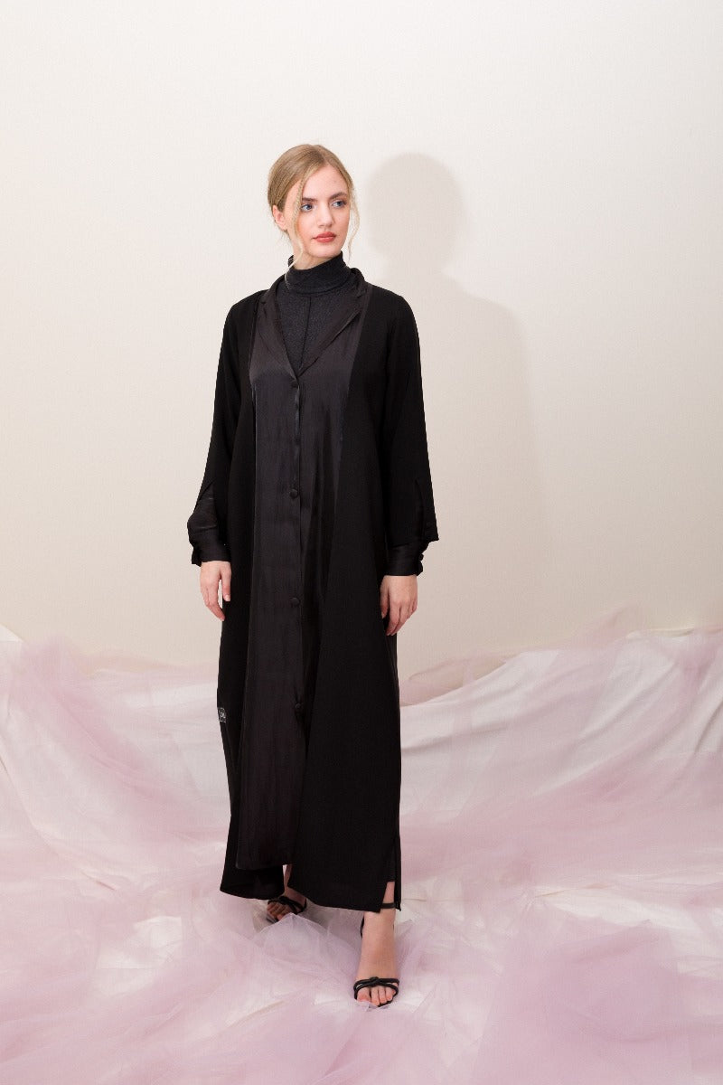 Black Organza Abaya