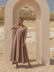 Wrap Kaftan - Dusty Pink