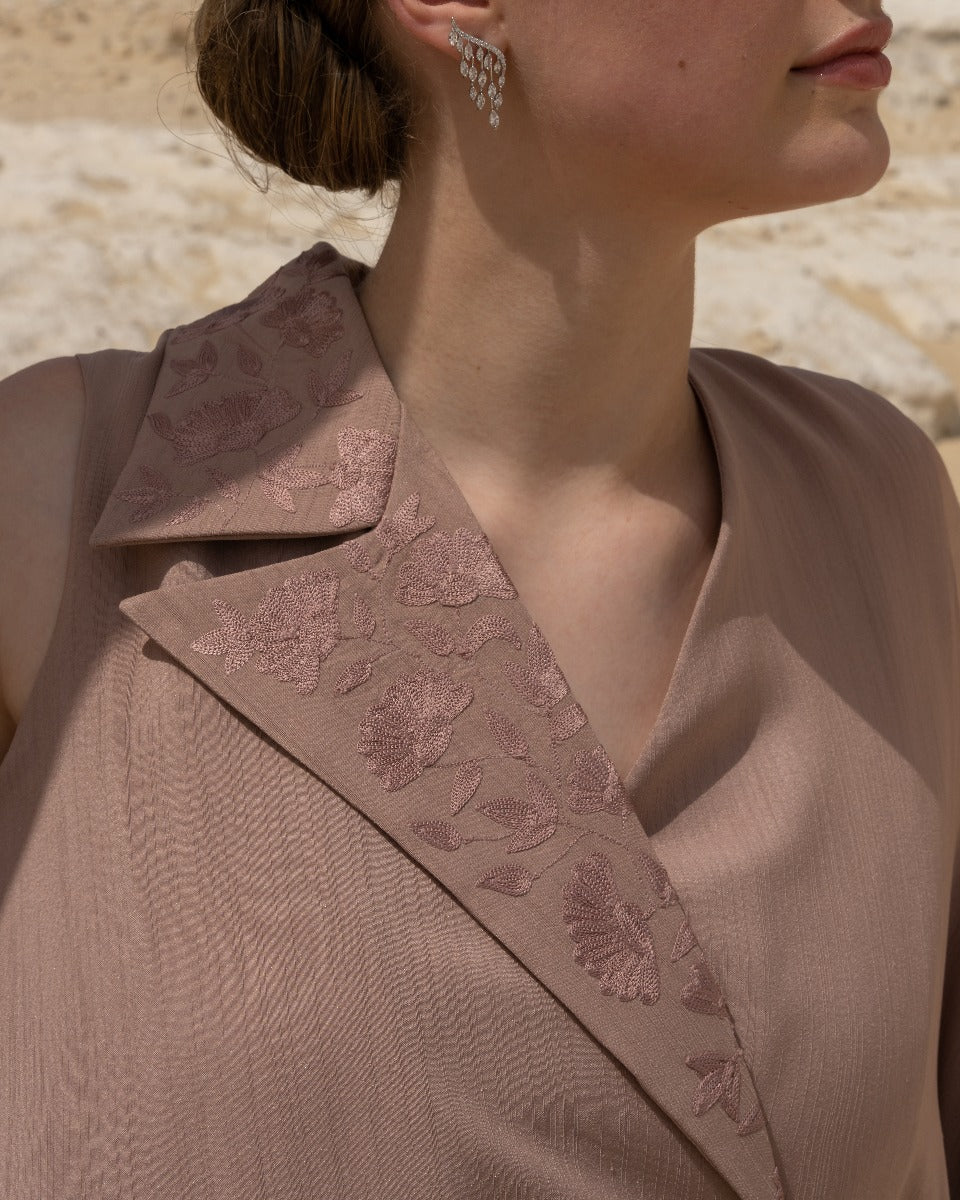 Wrap Kaftan - Dusty Pink