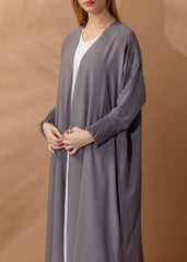 Modern Gray Abaya