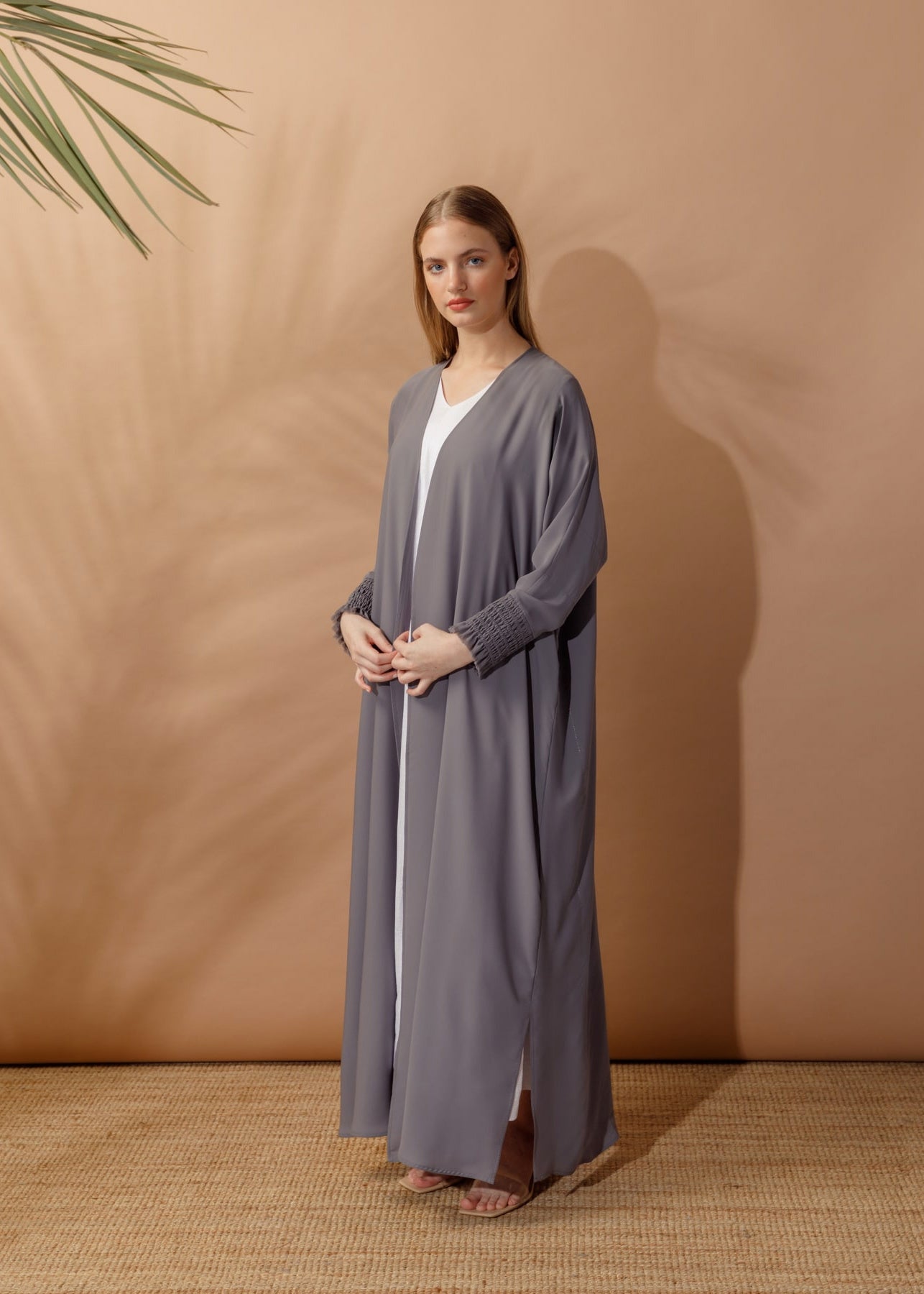 Modern Gray Abaya