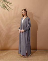 Modern Gray Abaya