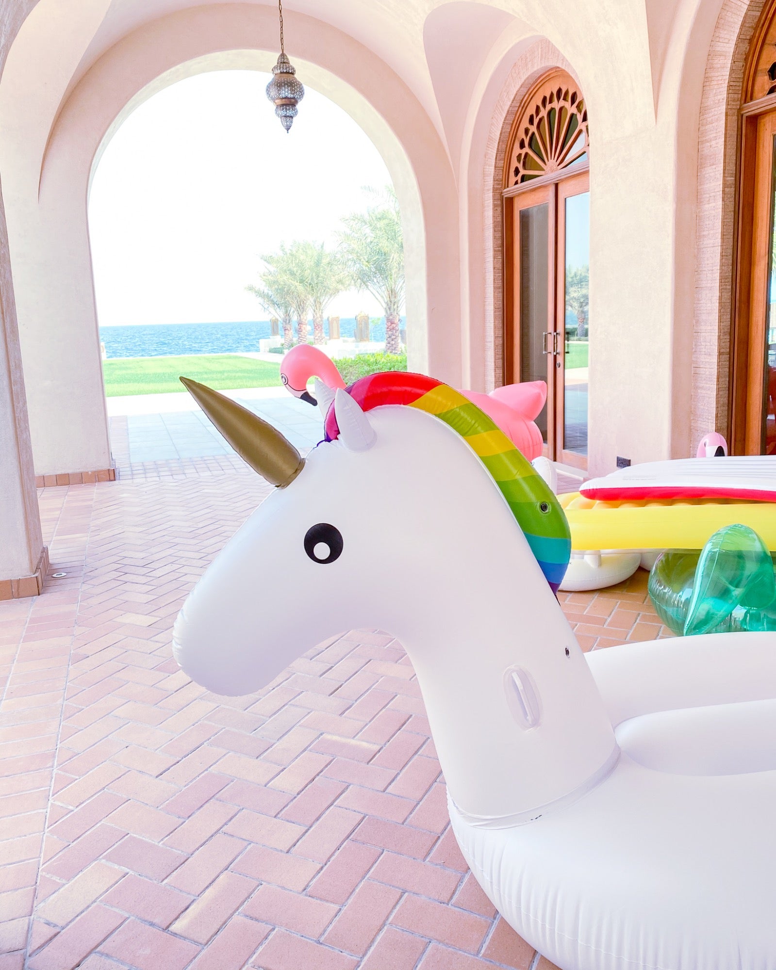 Rainbow Unicorn Float