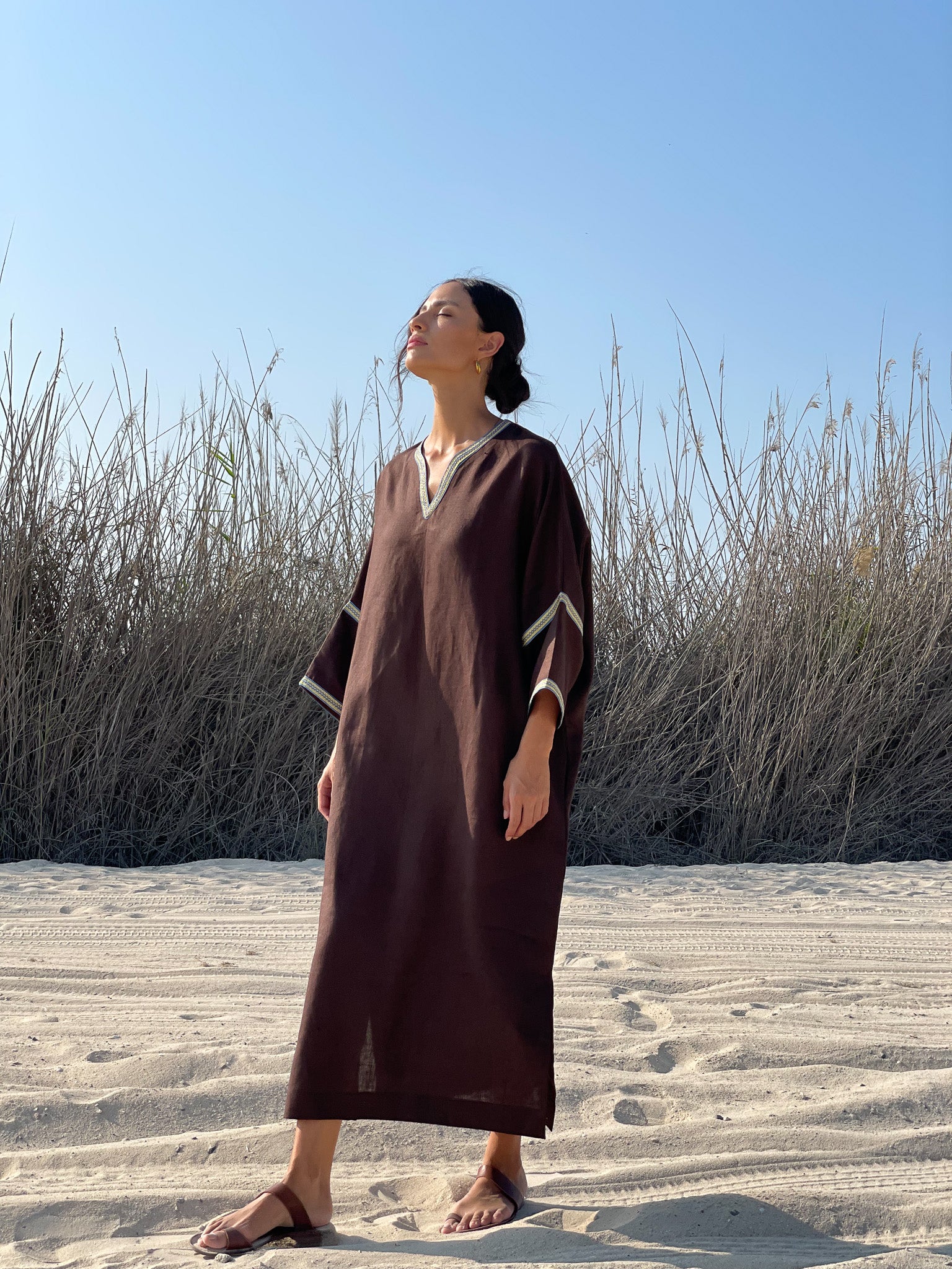 Gaia Linen Kaftan