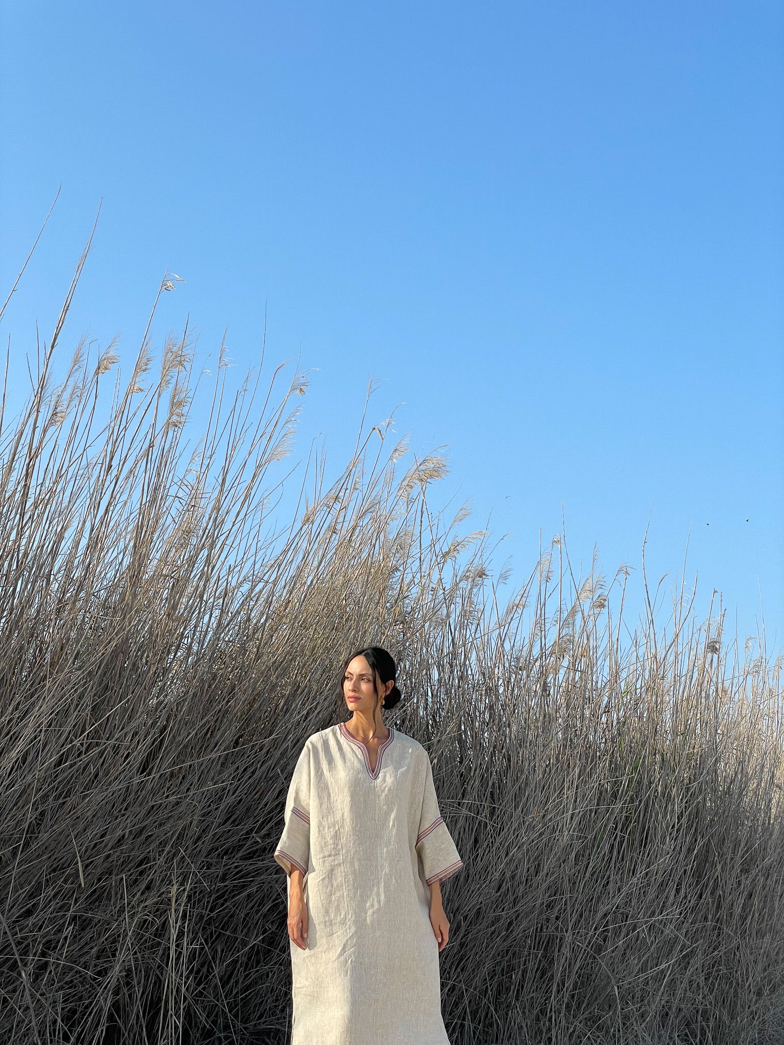 Hera Linen Kaftan