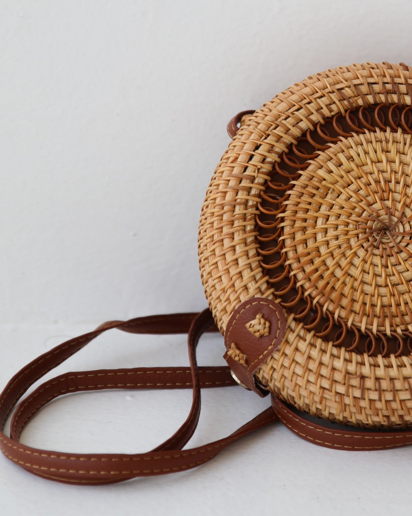 Round Rattan Bags