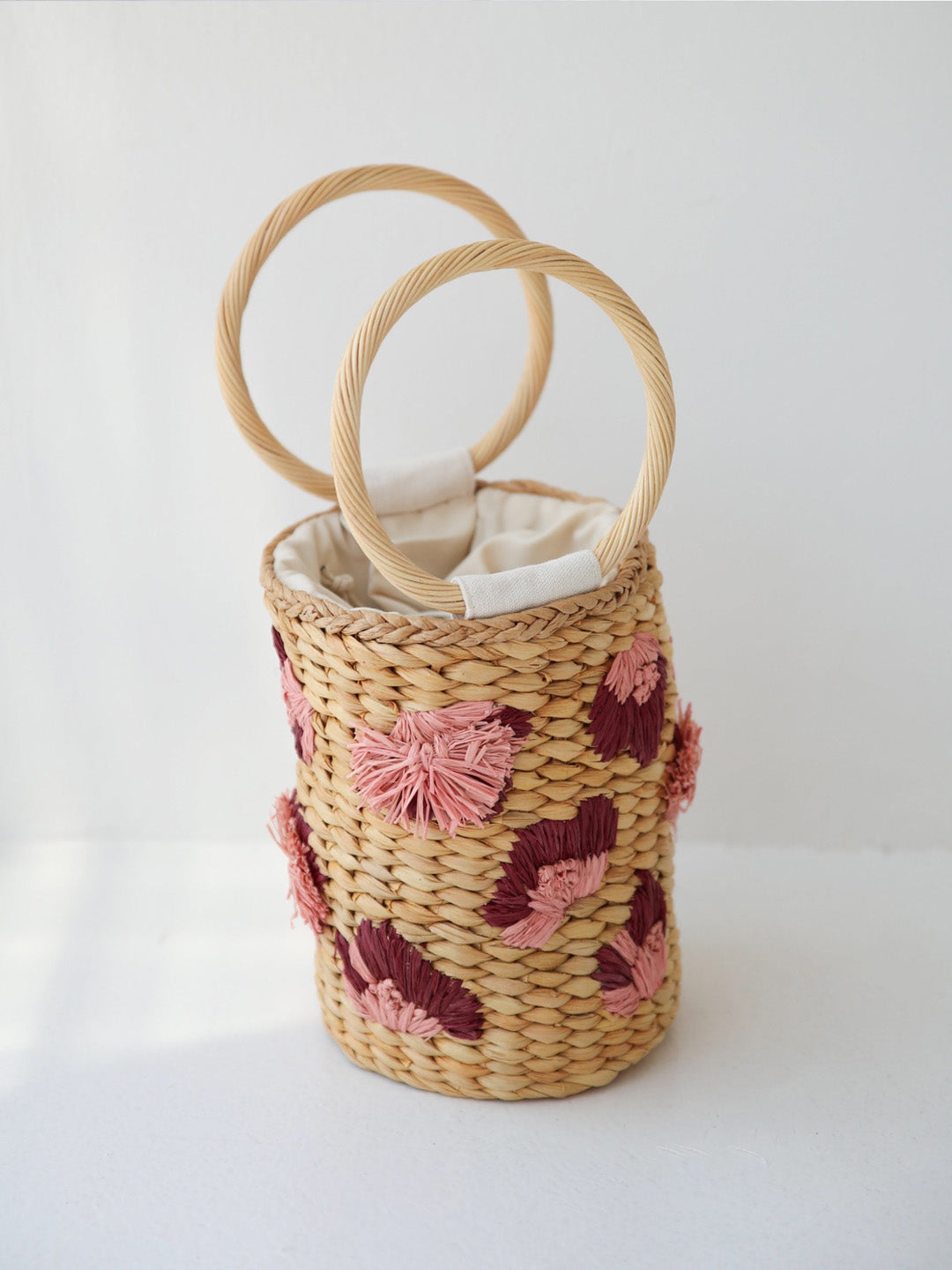 Straw Bucket Bag