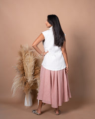 Blush - Shirt Skirt Set