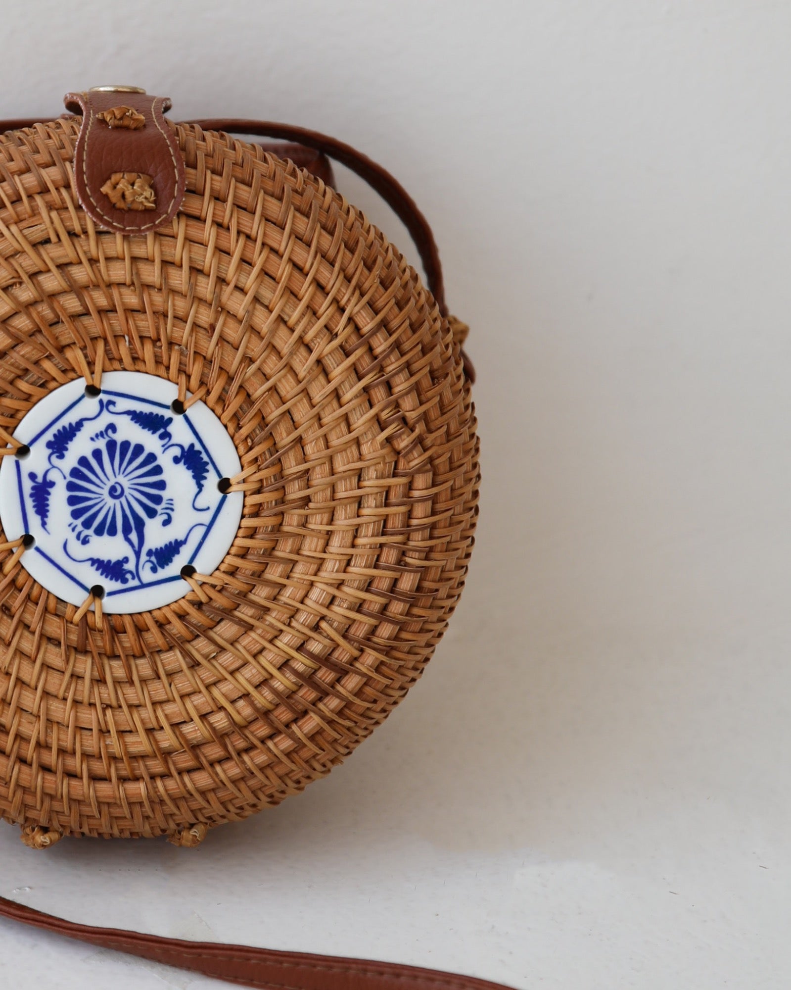 Round Rattan Bags