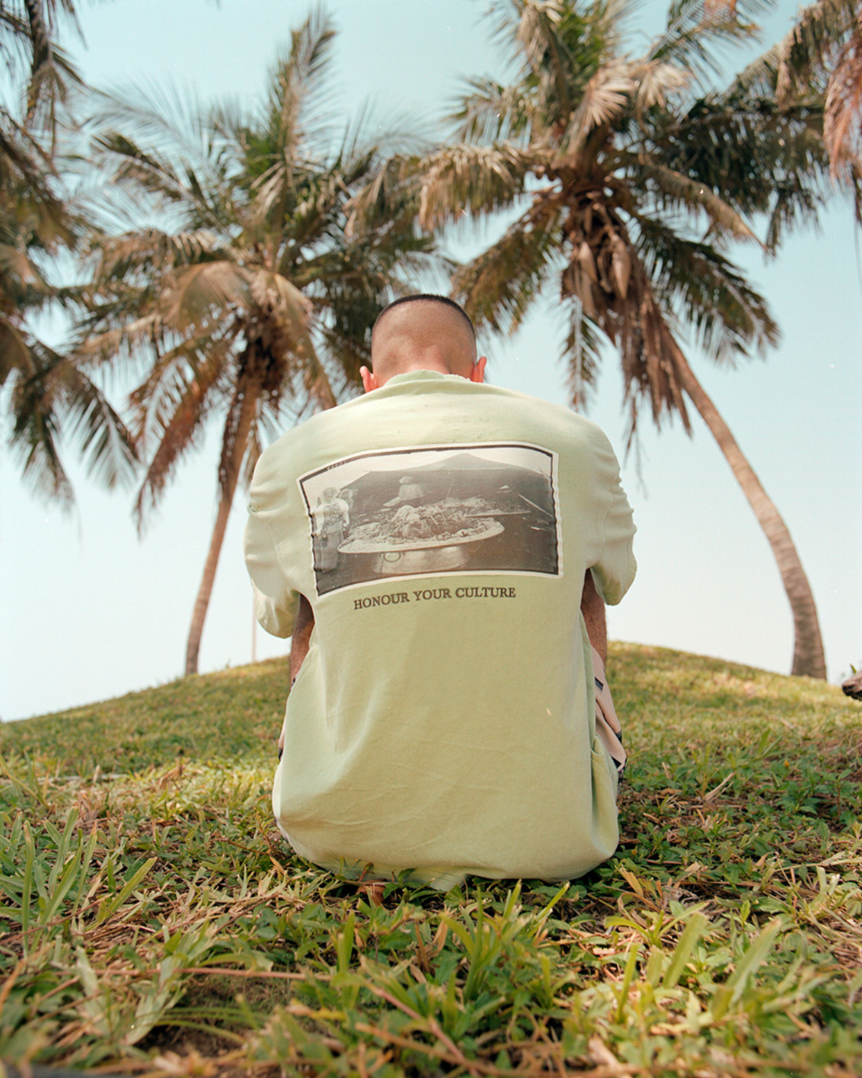 Embrace your culture Washed Green T-shirt