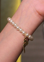 Arabic Letter Pearl Bracelet