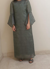 Green Organza Kaftan