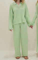 Lourdes Pants - Lime